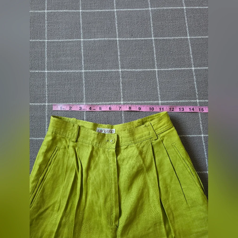 Vtg Gucci Linen Trousers - Picture 4 of 12